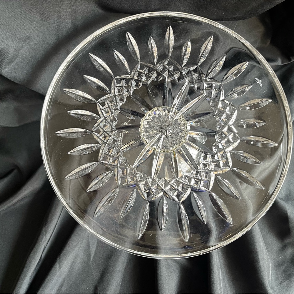 Waterford Lismore Footed Cake Plate